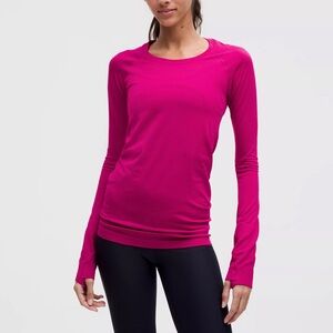 Magenta Lululemon Workout Top